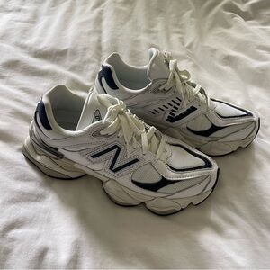New Balance 9060 Sneakers in White Navy Sea Salt